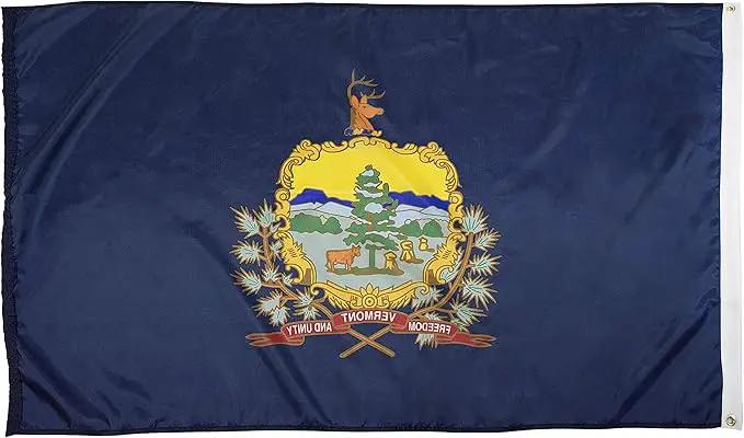 FlagSource Vermont Nylon State Flag, Made in the USA, 3x5', photo 2 of 7