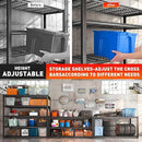 REIBII 48.2''W Garage Shelving Heavy Duty Metal Shelving 3000LBS Storage Shelves Adjustable Metal Shelves Industrial Garage Shelf for Warehouse Basement, 4 Pack by GreenHaven Gardens