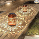 2Pack Bee Solar Lanterns Outdoor Hanging Waterproof Lanterns Garden Decor Christmas Gifts for Women Mom Grandma Metal Solar Lights Decoration Outside for Yard, Patio,Pathway Landscape by GreenHaven Gardens