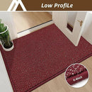 COSY HOMEER-Door-Mat 32"x48" Non Slip Absorbent Entryway Rugs Dirt Trapper Doormats Washable Entrance Mats Low Pile Welcome Floor Mat for Front Back Door and Entry Mats,Red by CozyNest Decor