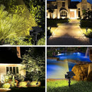 WELALO Solar Spot Lights Outdoor, [2 Pack/3 Modes] Solar Landscape Spotlights, Adjustable Solar Powered Security Lights, IP65 Waterproof Wall Lights for Walkway, Yard, Garden, Driveway (Warm White) by CozyNest Decor