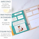 Baby Memory Book for Girl or Boy - First Year Unisex Ocean Keepsake to Log Newborn 1st Milestone - Gender Neutral Sea Photo Album Dairy - Nautical Themed Stuff Journal - Elegant New Parents Baby Gifts by TinyTreasures Baby Boutique