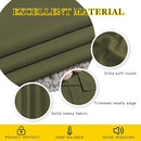 NICETOWN 50% Room Darkening Olive Sliding Glass Curtains 2 Panels Set - Window Treatment Thermal Insulated Grommet Light Blocking Sound Reducing Drapes for Bedroom/Living Room, W80 x L84 by TinyTreasures Baby Boutique