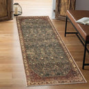 Keen Home Design 2x10 Rug - Machine Washable Runner with Non-Slip Backing, Ideal for Hallway, Entryway, Kitchen, Laundry Room - Vintage, Easy Clean, Durable, Low Pile Rug - (2'6" x 10') by CozyNest Decor