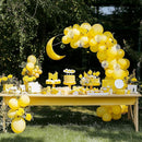 JOYIN 150 Pcs Yellow Balloons, Different Sizes 18 12 10 5 Inch Yellow Latex Balloon Arch Kit with Instruction for Birthday Party Graduation Wedding Holiday Decoration by TinyTreasures Baby Boutique