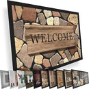 Floor Mat - for Indoor and Outdoor Use - Doormat - Non-Slip - Front Door Shoe Scraper - Size: 17x29 by CozyNest Decor