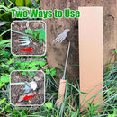 Amposei Weeding Artifact Uprooting Weeding Tool, Multifunctional Weeder, Hand Weeder Tool, Stand Up Weed Puller Tool with Handle for Garden Yard Farm Weed Removal (11in, Wood Handle) by GreenHaven Gardens