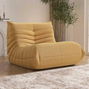 Bean Bag Chair, Memory Foam Bean Bag Sofa Large Bean Bag Chair for Adults, Bean Bag Chairs for Teens with High Density Comfortable Foam, Bean Bag for Living Room, Bedroom (Yellow) by CozyNest Decor