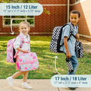 Wildkin ECO rPET 17-inch Large Backpack – Sustainable, Padded, Adjustable – Black and White Checkered by TinyTreasures Baby Boutique