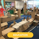 Makedo Invent | Upcycled Cardboard Construction Toolkit in Large Toolbox (360 Pieces) | STEM + STEAM Educational Toys for Classroom Learning | Resuable Tools for Boys and Girls Age 5+ by TinyTreasures Baby Boutique