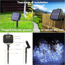 Solar Outdoor String Lights, 2 Pack 20Ft Vintage Rope Hemp Solar Patio Lights, Waterproof White Solar Powered String Lights With 8 Modes 16 Shatterproof Bulbs for Garden Stairs Balcony Café Bistro by GreenHaven Gardens