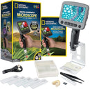 National Geographic Digital Microscope for Kids – 40-Piece Handheld Microscope, Lightweight, Portable, Capture 1080p Photos & Video on Micro SD Card, Tilting 4.3-Inch LCD Screen, 800x Magnification by TinyTreasures Baby Boutique
