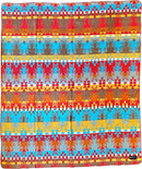 Beacon Blankets Southwestern Wigwam Native American Design Throw - 90" x 90" Blanket Only - Premium Plush Blanket Can be Used for Queen or King Size Bed by CozyNest Decor