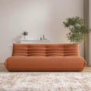 Bean Bag Chair, Oversized Fireside Chair Bean Bag Sofa Large Bean Bag Chair for Adults, 3 Seater Bean Bag Chairs for Teens with High Density Comfortable Foam, Bean Bag for Living Room, Bedroom(Orange) by CozyNest Decor
