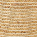 REDEARTH · Cylindrical Pouf Foot Stool Ottoman - Jute Braided Pouffe Poof Sitting Footrest for The Living Room, Bedroom, Nursery, Patio, Lounge & Other Rooms in Home (14.5”x14.5”x16”; Natural Ivory) by CozyNest Decor