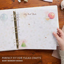 Baby Memory Book Extra Pages for Photos and Notes – Baby Book “Choose Joy” | 10 Additional Paper Sheets for Loose-Leaf Baby Keepsake Photo Album for Newborn Girls Boys | Refill Paper Set by TinyTreasures Baby Boutique