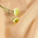 Solino Home Linen Peach Table Runner 60 Inches - 100% Pure Linen Short Table Runner 14 x 60 Inch Ideal for Dresser and Coffee Tables - Fete by CozyNest Decor