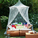 Large Mosquito Net for Bed or Outdoor Patio | 5FT Diameter Top Ring | Conical Shape Bed Canopy with Wide Base | Insect Netting for Bedroom, Garden, Gazebo, Balcony & Terrace | Outside Bug Protection by GreenHaven Gardens