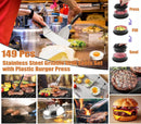 MURRI&MURRDI 149 Pcs Griddle Grill Tools Set, Stainless Steel Griddle Accessories Kit for Blackstone and Camp Chef, BBQ Grill Barbecue Tool Set with Carry Bag Barbecue Accessories Gifts for Men by GreenHaven Gardens