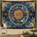 Lunerfex Mandala Solar System Tapestry Boho Tapestry for Bedroom Galaxy Tapestries Wall Hanging Living Room Wall Art and Home Decor 44x60 by CozyNest Decor