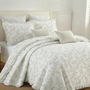 MarCielo 3-Piece 100% Cotton Bedspread Lightweight Quilt Coverlet Embroidery Farmhouse Bedding Set (Floral,Queen (98" X 90")) by CozyNest Decor