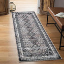 Keen Home Design 2x10 Rug - Machine Washable Runner Rug with Non-Slip Backing, Ideal for Hallway, Entryway, Kitchen, Laundry Room - Vintage, Easy Clean, Durable, Low Pile - (2'6" x 10') by CozyNest Decor