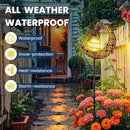 Fairy Moon Solar Lights Outdoor Garden Stakes, Waterproof Metal Decor Gifts for Women Mom, Art Moon Sculpture for Yard, Patio, Garden, Porch, 1 Pack by GreenHaven Gardens
