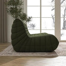 Big Bean Bag Chairs for Adults, 3 Seater Large Floor Sofa (Green) by CozyNest Decor
