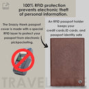 2 Passport Holder - Travel Essentials, RFID Blocking Wallet Credit Card Organiser, Plain Accessories Slim Cover For Men & Women by TinyTreasures Baby Boutique