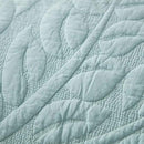 MarCielo 3-Piece 100% Cotton Oversized Bedspread Lightweight Quilt Coverlet Embroidery Farmhouse Bedding Set T0 (Aruba Blue, Oversized Queen (100"x106")) by CozyNest Decor