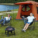 TIMBER RIDGE Hammock Camping Chair with Adjustable Backrest, Heavy Duty Folding Hammock Chair Supports 300lbs, Portable Hammock Chair for Camping, Travelling and Patio, Grey by GreenHaven Gardens