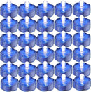Bright LED Floral Tea Light Submersible Lights for Party Wedding (Blue, 60 Pack) by GreenHaven Gardens