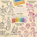 Imagimake Window Art Princess & Unicorn | Suncatcher Kit | Unicorn Toys for Girls Age 5-8 | Craft Kits for Ages 8-12 | Gifts for 5 Year Old Girls | Princess Toys by TinyTreasures Baby Boutique