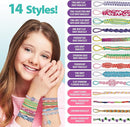 Chilpals Friendship Bracelet Making Kit for Girls,Arts and Crafts for Kids Ages 8-12,Birthday Gifts Ideas for Girl 7 8 9 10 11 Year Old - 2 in 1 Bracelets String Maker Toys Set (Purple) by TinyTreasures Baby Boutique