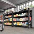 3000LBS Storage Shelves, 48" W Heavy Duty Garage Shelving Unit, Adjustable Industrial Shelving, 4 Tier Metal Shelving for Garage, Supermarket, Warehouse, 48" W x 24" D x 70" H by GreenHaven Gardens