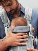 BabyBjörn Baby Carrier Harmony, Silver, 3D Mesh | 3-in-1 Ergonomic Baby Carrier; Newborn, Facing-In, Outward-Facing, and Back Carrying Positions Supported (7-40 lbs), Newborn to Toddler by TinyTreasures Baby Boutique