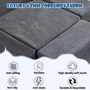 Jela Foam Blocks 6Pcs Soft Play Equipment Luxury Corduroy Fabric, Toddler Climbing Toys Indoor Soft Play for Toddlers by TinyTreasures Baby Boutique