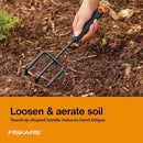 Fiskars Vegetable Garden Tool Set with Vegetable Shears, Seed Sower, Trowel, Cultivator, Weeder, and L/XL Garden Gloves for Indoor or Outdoor Gardening (6 Piece Kit) by GreenHaven Gardens
