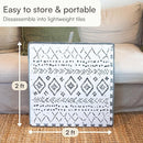 Lillefolk Baby Play Mat for Floor – 6x8ft Boho | Soft Non Toxic Premium EVA Foam Tiles for Tummy Time, Crawling & Playroom – Waterproof Interlocking Floor Mat for Babies & Toddlers (12 Tiles) by TinyTreasures Baby Boutique
