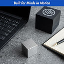 Heavenly Metals 4-Piece Cube 3D Puzzle for Adults – Stainless Steel Desk Toy and Fidget, Zero Tolerance Wire EDM Cut Office Gift for Men & Women by TinyTreasures Baby Boutique