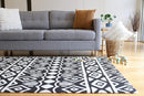 Cushmat Stylish Reversible Foam Play Mat (Large, Crystals - Black Grey) - Soft, Waterproof, Durable Play mat for Infants, Babies, Toddler, Kids & Grownup - 6.5ft x 4.5ft by TinyTreasures Baby Boutique