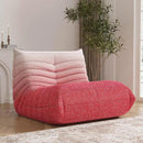 Bean Bag Chair, Fireside Chair Bean Bag Sofa Large Bean Bag Chair for Adults, Bean Bag Chairs for Teens with High Density Comfortable Foam, Memory Foam Bean Bag for Living Room, Bedroom (Pink&White) by CozyNest Decor