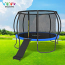 Universal Trampoline Ladder Trampoline Slide for Kids Climb Up & Slide Down, Outdoor Trampoline Slide Attachment, Easy to Install, Fit All Kinds of Trampolines, Black by TinyTreasures Baby Boutique