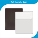 Magnetic Pocket 4 Pack – Self-Adhesive Magnetic Storage Pouch for Documents, Notes & Tools, Strong Magnet Backing for Fridge, Whiteboards, and Metal Surfaces (White 4Pcs) by CozyNest Decor