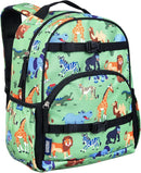 Wildkin ECO rPET 15-inch Kids Backpack – Sustainable, Padded, Adjustable – Wild Animals by TinyTreasures Baby Boutique