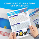 National Geographic Spy Science Kit - Kids Spy Activity Set, Complete 10 Secret Missions with Gadgets for Kids and Gear, Detective Kit, Science Kits, Pretend Play, Spy Halloween Costume by TinyTreasures Baby Boutique