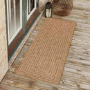 Adiva Rugs Outdoor Indoor Area Rug, Weather Resistant, Easy to Clean, Stain Resistant Floor Mat for Dining Room, Backyard, Deck, Patio (Wooden, 2'6" x 7') by CozyNest Decor