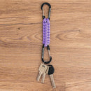 BRAVESHINE Paracord Keychain Carabiner Clip, D Ring Lanyard Hanger Stroller Hook for Water Bottle, Key, Backpacks, Men, Women by TinyTreasures Baby Boutique
