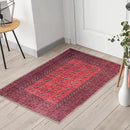 Keen Home Design 2x3 Rug - Machine Washable Entry Rug with Non-Slip Backing, Ideal for Enteryway, Kitchen, Bathroom, Laundry Room - Vintage, Easy Clean, Durable, Low Pile Rug - (2' x 3') by CozyNest Decor