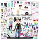 Fashion Angels Sticker Stylist 12544, Fashion Design Sticker by Number Activity Book, For Kids 6 and Up by TinyTreasures Baby Boutique